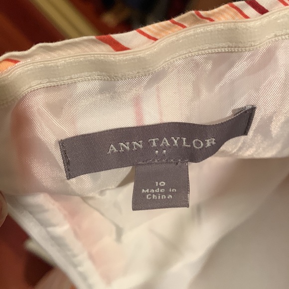 ANN TAYLOR Halter Dress 10 Striped Lightweight Spring Summer Feminine Versatile - Picture 7 of 10